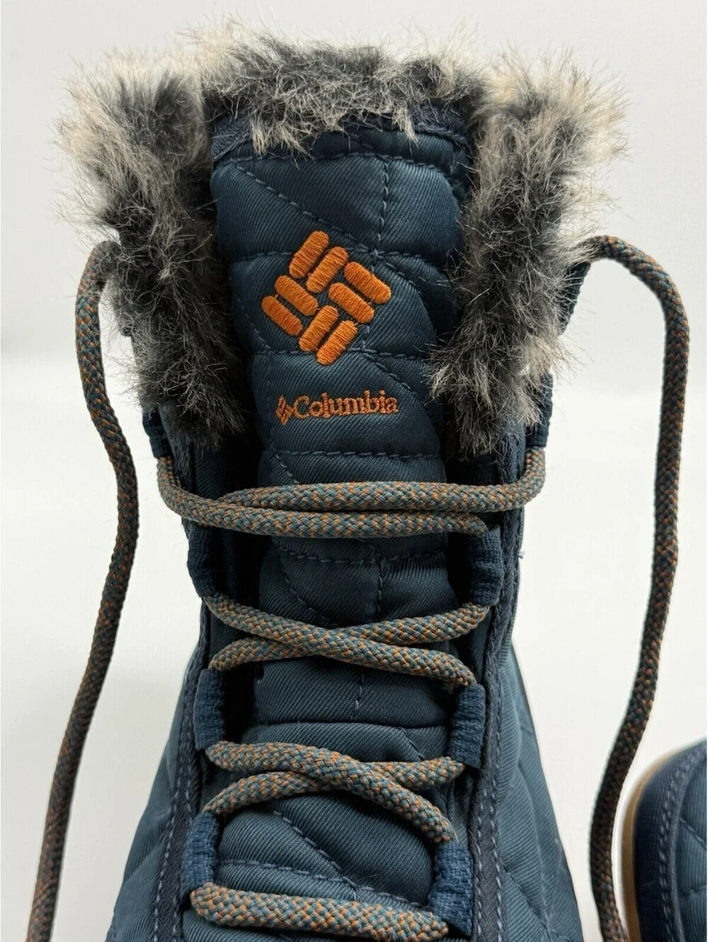 Columbia MINX SHORTY III ALTA Women's Boots Zinc/Desert Blue Sz 7 NWOB